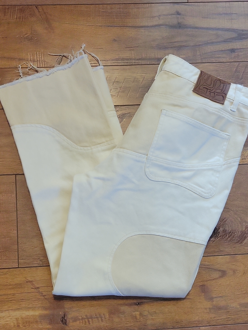 Kody Phillips sz 34 mens patchwork jeans